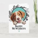 Search for brittany dog cards Happy howlidays
