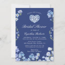 Search for forget me not bridal shower invitations Blue