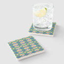 Recherche de symétrie dessous de verres Bleu