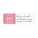 Search for breast cancer awareness return address labels Survivors
