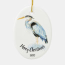 Search for great blue heron ornaments Animal