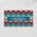 Recherche de rayures de zigzag cartes visite Moderne