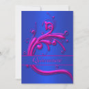 Search for pink and blue quinceanera invitations Gold
