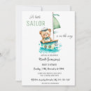 Search for little sailor baby shower invitations Nautical