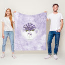 Search for violet fleece blankets Farmhouse