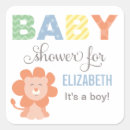 Search for baby lion baby shower stickers Jungle