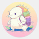Search for cartoon axolotl stickers Salamander
