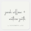 Search for charcoal gray wedding stickers Whimsical casual  fresh romantic