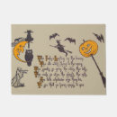 Search for vintage halloween doormats Jack o lantern