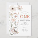 Search for pink butterfly 1st birthday invitations Wild one