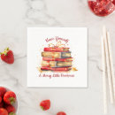 Search for book club napkins Reading