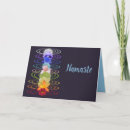 Recherche de chakra vœux cartes Namaste