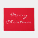 Search for merry christmas doormats Red