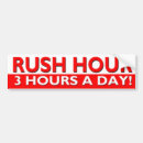 Search for hours bumper stickers Rush