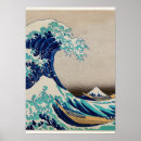 Recherche de katsushika posters La grande vague