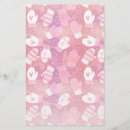 Search for snowflake stationery paper Pink
