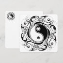 Search for yin yang cards Black and white