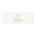 Search for wedding hearts return address labels For her