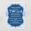Recherche de twin baby shower garçon invitations Moderne