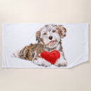 Recherche de animal compagnie de serviettes de plage Dog