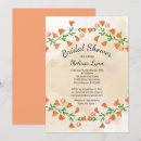 Search for peach bridal shower invitations Modern
