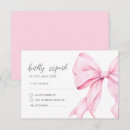Search for bow rsvp cards Coquette