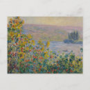 Search for flower bed postcards Claude monet