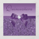 Recherche de pourpres de quinceanera invitations Pour enfants