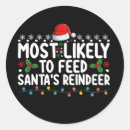 Search for feeding stickers Santa