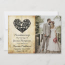 Recherche de arbres vintages invitations Coeur