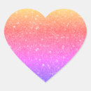 Search for colourful hearts stickers Modern