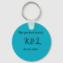 Search for the date blue keychains Calligraphy typography elegant