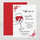 Search for red wine glass invitations Simple