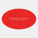 Search for large red stickers For her