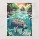 Recherche de lamantins cartes postales Floride