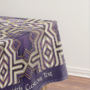 Search for purple and gold tablecloths Modern