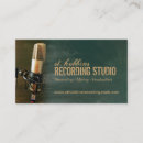 Search for microphone business cards Vocalist