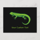 Recherche de lézard vert cartes postales Reptile