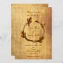 Search for faux gold wedding invitations Rustic