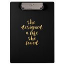 Search for faux gold foil clipboards Stylish