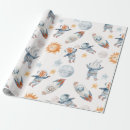 Search for astronaut wrapping paper Watercolor
