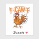 Recherche de poulet drôle autocollants De poule