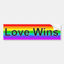 Search for love wins bumper stickers Pride