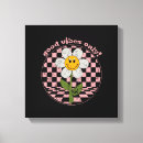 Search for retro flowers canvas prints Smile