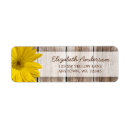 Search for gerbera daisy wedding return address labels Daisies