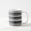 Search for grey and white stripes mugs Monochrome