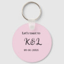 Search for wedding engagement keychains Calligraphy typography elegant