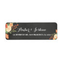 Search for chalkboard floral return address labels Flowers