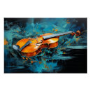 Recherche de illustration musicale posters Violon