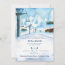 Search for white bar bat mitzvah invitations Blue and white